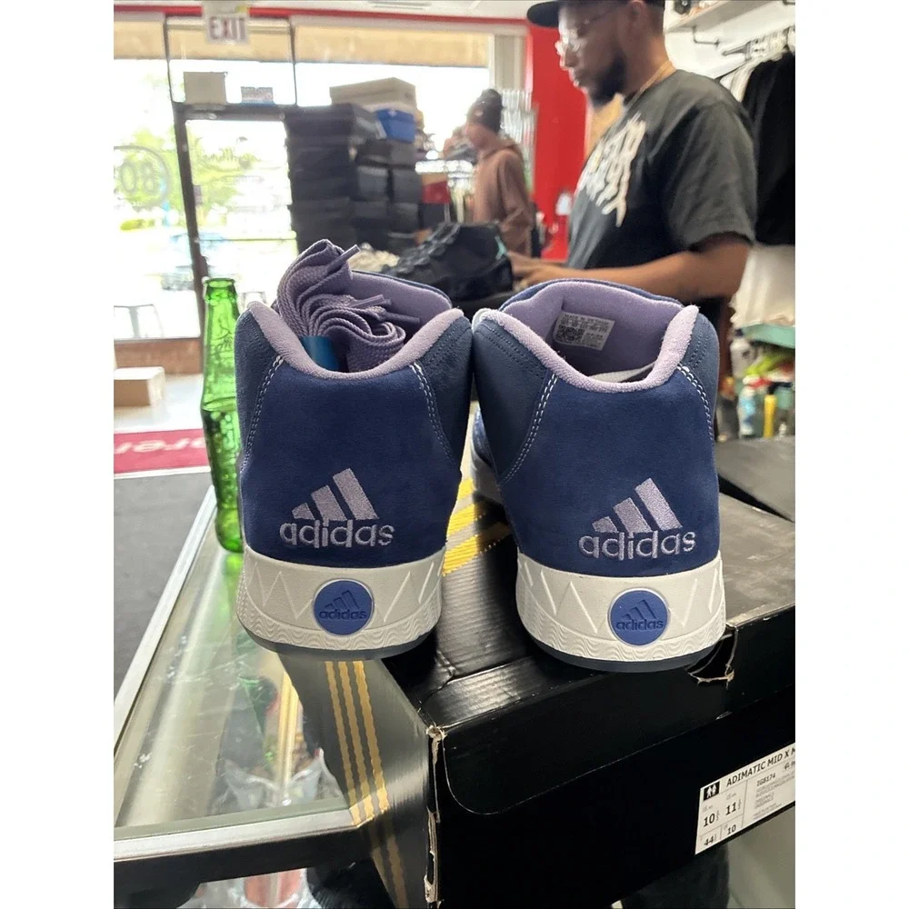 Maite Steenhoudt x adidas Originals Adimatic Mid Blue IG8174 Men's SZ 10.5 NEW